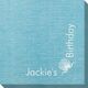 Corner Text with Shell Design Bamboo Luxe Napkins Image 2 of 2